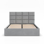 Čalúnená posteľ YORK 160x200 cm s roštom Sivá III - galéria #1