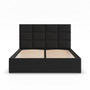 Čalúnená posteľ YORK 180x200 cm s roštom Čierna - galéria #1