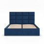 Čalúnená posteľ YORK 180x200 cm s roštom Modrá I - galéria #1