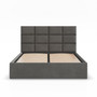 Čalúnená posteľ YORK 180x200 cm s roštom Sivá II - galéria #1