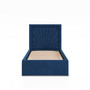 Čalúnená posteľ VASTO 90x200 cm s roštom Modrá I - galéria #1