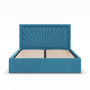 Čalúnená posteľ VASTO 180x200 cm s roštom Modrá - galéria #1