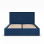 Čalúnená posteľ VASTO 180x200 cm s roštom Modrá I - galéria #1