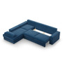 Rohová rozkladacia sedacia súprava FESTINA Ľavá Modrá - galéria #3