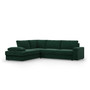 Rohová rozkladacia sedacia súprava FESTINA Ľavá Zelená - galéria #1