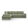 Rohová rozkladacia sedacia súprava FESTINA Ľavá Zelená I - galéria #1