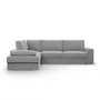 Rohová rozkladacia sedacia súprava FESTINA Ľavá Sivá I - galéria #1