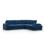 Rohová rozkladacia sedacia súprava FESTINA Pravá Modrá
