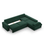 Rohová rozkladacia sedacia súprava FESTINA Pravá Zelená - galéria #3