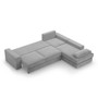 Rohová rozkladacia sedacia súprava FESTINA Pravá Sivá I - galéria #2
