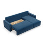 Rohová rozkladacia sedacia súprava LUCCA Modrá - galéria #7
