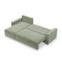 Rohová rozkladacia sedacia súprava LUCCA Zelená I - galéria #4