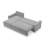 Rohová rozkladacia sedacia súprava LUCCA Sivá I - galéria #4