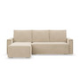 Rohová rozkladacia sedacia súprava LUCCA Béžová - galéria #1