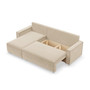 Rohová rozkladacia sedacia súprava LUCCA Béžová - galéria #5