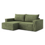 Rozkladacia rohová sedacia súprava CORTE Ľavá Zelená
