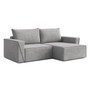Rozkladacia rohová sedacia súprava CORTE Pravá Sivá I