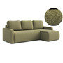 Rozkladacia rohová sedacia súprava ELES - Coral 15 Pravá Zelená