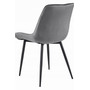Jedálenská stolička BERA - šedá / čierne nohy - galéria #3