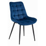 Jedálenská stolička BERA - modrá/čierne nohy