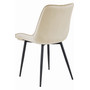 Jedálenská stolička BERA - béžová/čierne nohy - galéria #3