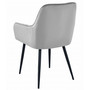 Jedálenská stolička SOLDEN - šedá/čierne nohy - galéria #4