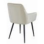 Jedálenská stolička SOLDEN - béžová/čierne nohy - galéria #3