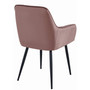 Jedálenská stolička SOLDEN - ružová/čierne nohy - galéria #3