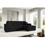 Rozkladacia rohová sedacia súprava ARTUR Pravá Čierna - galéria #1
