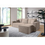 Rozkladacia rohová sedacia súprava BASIC Pravá Béžová - galéria #1