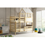 Detská poschodová posteľ ERYK s nadstavbou domček 90x190 cm - galéria #2