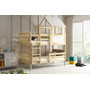 Detská poschodová posteľ KACPER s nadstavbou domček 90x190 cm - galéria #2