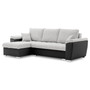 Rozkladacia rohová sedacia súprava VEGAS 250/160 Ľavá Sivá/čierna - galéria #1