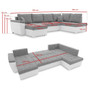 Rozkladacia rohová sedacia súprava VEGAS 315/190 - galéria #4