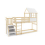 Detská drevená posteľ ANTRESOLA so schodíkmi 90x200 cm - galéria #2