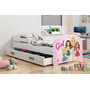 Detská posteľ LUKI 1 160x80 cm Biela Girl - galéria #1