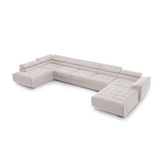 Rohová rozkladacia sedacia súprava BENJAMIN 275 U XL