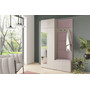 Predsieňová stena BIANCO IV So zrkadlom Ružová - galéria #4