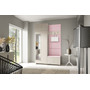 Predsieňová stena BIANCO IV So zrkadlom Ružová - galéria #6