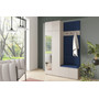 Predsieňová stena BIANCO IV So zrkadlom Modrá III - galéria #4