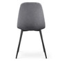 Set 2 ks čalúnených stoličiek LUMO - šedá - galéria #2