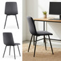 Set 2 ks čalúnených stoličiek LIVO - šedá - galéria #4