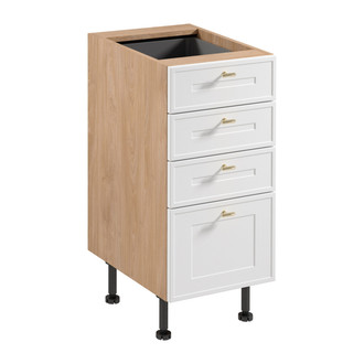 Kuchynská skrinka SORENTO D40S4 AX - Puccini/biely rám