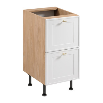 Kuchynská skrinka SORENTO D45S2 AX - Puccini/biely rám