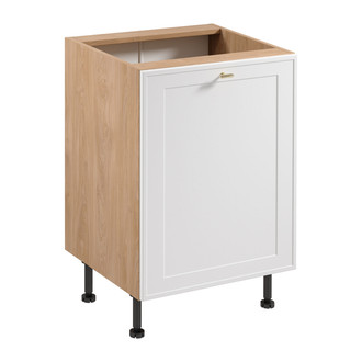 Kuchynská skrinka SORENTO D60 - P/L - Puccini/biely rám