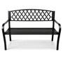 Záhradná lavička CLASSICO, čierna - galéria #1