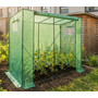 Záhradný fóliový skleník, zelený, 202x80x170 cm