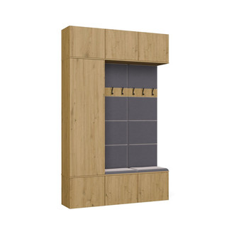 Šatníková skriňa HAGA III 1Sz2W - dub artisan