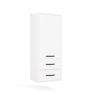 Závesná kúpeľňová skrinka NINA W1D2S - biela